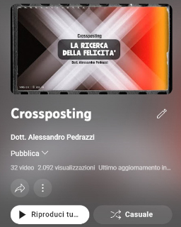 crossposting, vide dello psicologo, Video del dottor Pedrazzi, trascrizione dei video, YouTube, storytelling, video sui sentimenti, story telling video